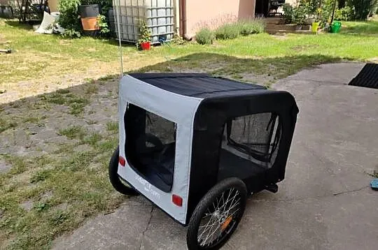 Przyczepka rowerowa dla dużego psa NOWA