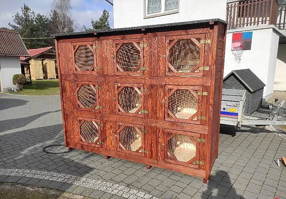 Klatka dla królików 9 komorowa, Śląskie, Myszków