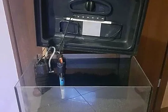 Sprzedam akwarium z wyposażeniem 25 litrów tylko odbiór osobisty LUBIN., Dolnośląskie, Lubin