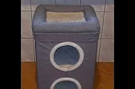 Drapak dla kota piętrowy podwójny