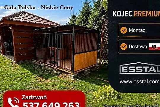Kojec dla Psa , KOJCE dla Psów w Wymiar , Boks , Klatka - ESSTAL-, Mazowieckie, Legionowo