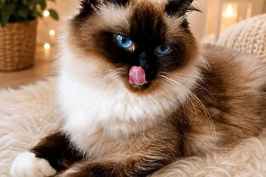 Koteczka Ragdoll gotowa do odbioru z rodowodem i wyprawką, Łódzkie, Łódź