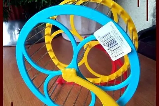 Nowy kołowrotek dla chomika karłowatego 13cm - niebieski, Śląskie, Ruda Śląska