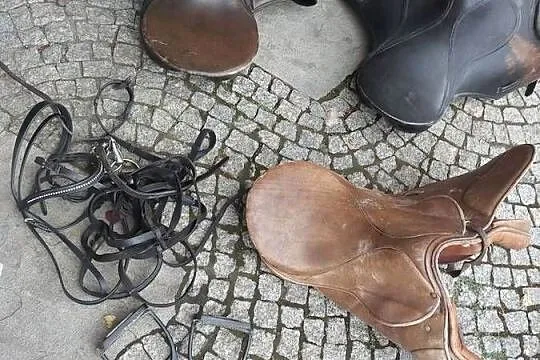 Siodło na konia skurzane stare siodła i gratisy, Małopolskie, Mszana Górna