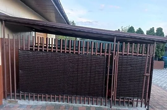 Ogrodzenie budy kojec psa metalowy dach mocny, Łódzkie, Tomaszów Mazowiecki