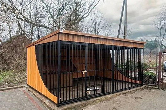 Kojec dla psa 4x2,5m | Wika | Kojec dla dwóch psów PREMIUM