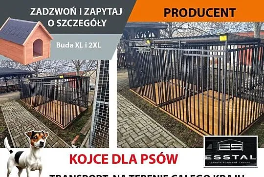 A152 Kojec dla Psa 4x2 - Różne wymiary - Szybka Dostawa | KOJCE | - ESSTAL, Podlaskie, Mońki