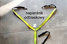Nowy odblaskowy napierśnik miękko podszyty, regulowany