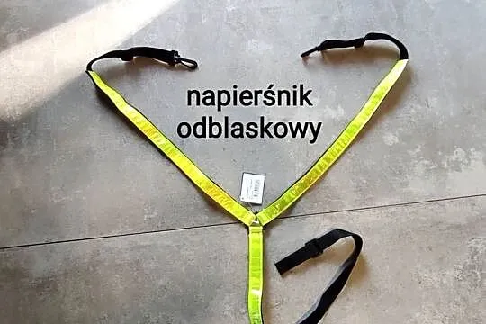 Nowy odblaskowy napierśnik miękko podszyty, regulowany, Małopolskie, Jasień