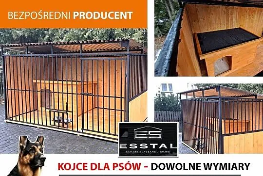 Kojec dla Psa , KOJCE dla Psów ,Klatka , Box  - ESSTAL, Małopolskie, Wadowice