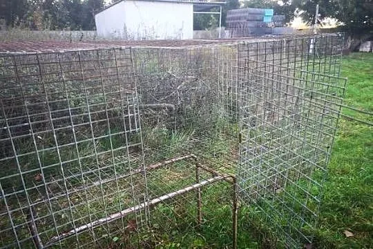 Klatka dla królika kaczka kura, Zachodniopomorskie, Sławno