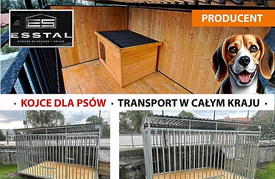 C122 Kojec dla Psa 3x2 , Kojce | dowolne rozmiary | dodatki | - ESSTAL, Mazowieckie, Białobrzegi