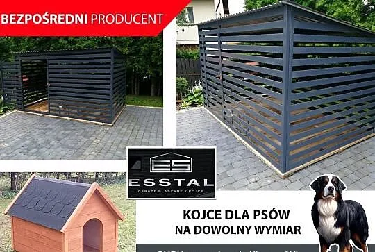Kojec dla Psa , KOJCE dla Psów ,Dowolne Rozmiary Wybieg  - ESSTAL-