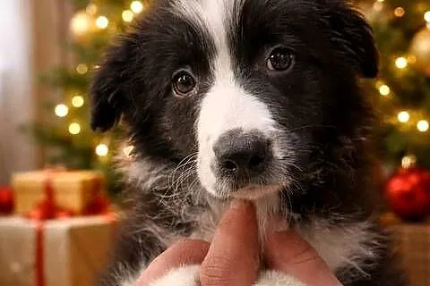 Border collie czarno-biały, Małopolskie, Radwan