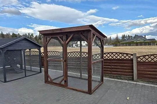 Woliera dla kotów ptaków, Małopolskie, Jordanów