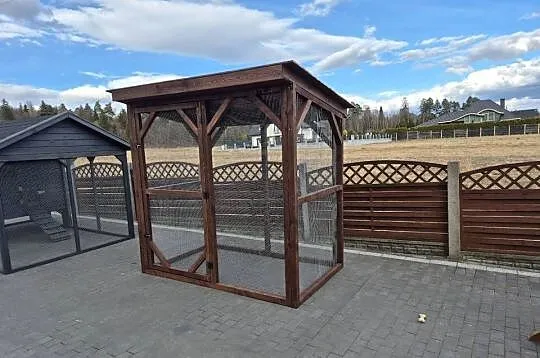 Woliera dla kotów ptaków, Małopolskie, Jordanów