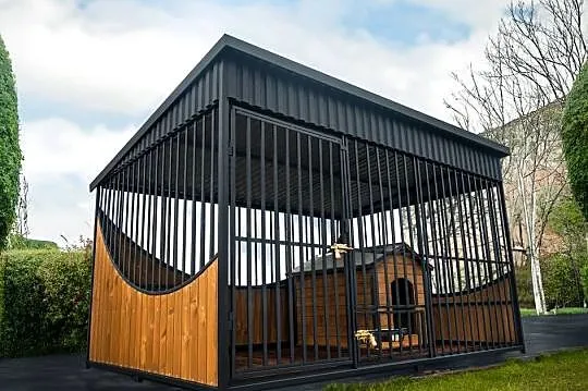 Kojec dla Psa Mocna Konstrukcja PROFIL  budą podłogą miskmi duży mały Pies, Śląskie, Częstochowa
