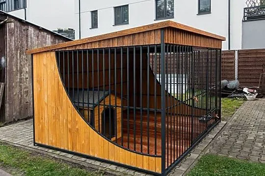 Kojec dla Psa Mocna Konstrukcja PROFIL  budą podłogą miskmi duży mały Pies, Śląskie, Częstochowa