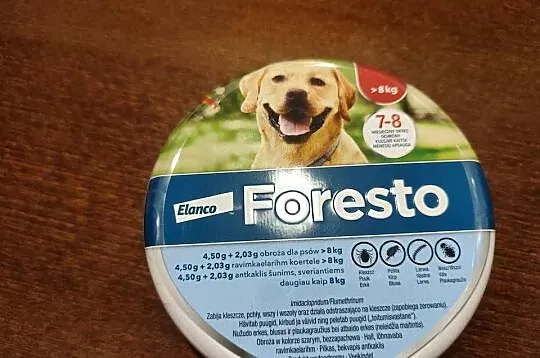 Obroża dla psa 8 kg Foresto od pcheł i kleszczy