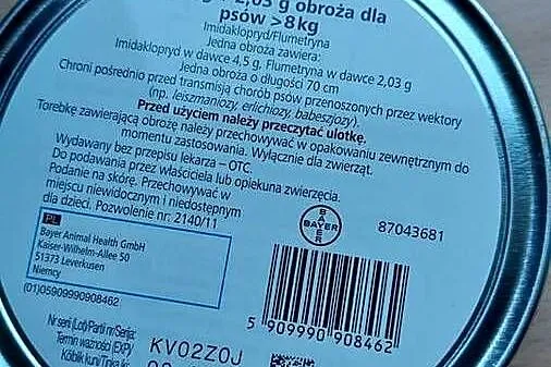 FORESTO; Obroża dla kota i psa poniżej 8kg, Mazowieckie, Warszawa