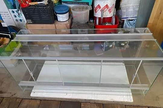 szklane terrarium 120x40x50 oietlenie led dla boa pytona żółwia jaszczurki, Mazowieckie, Warszawa