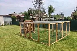 KURNIK DLA KUR 6-12 XL , WOLIERA 3x4m ocieplony całoroczny !