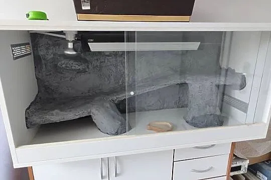 Terrarium dla gada.Z płyty meblowej., Wielkopolskie, Gostyń