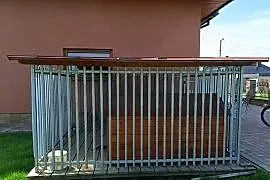 Kojec dla psa stał ocynk