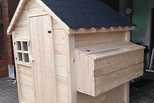 Kurnik drewniany na 10-12 kur.150x140x200wys, Mazowieckie, Sarnaki