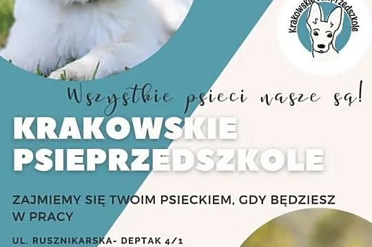 Krakowskie Psieprzedszkole - Twoje Psie Królestwo!, Małopolskie, Kraków