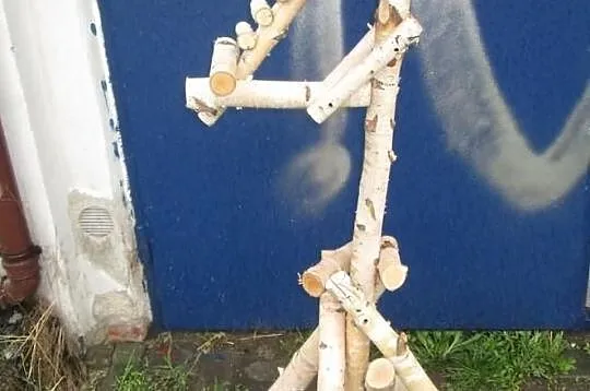 Duży stojak dla papug, Śląskie, Ruda Śląska
