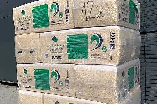 Ściółka dla koni, zwierząt, trociny, wióry Allspan Classic, paleta 12 opk.