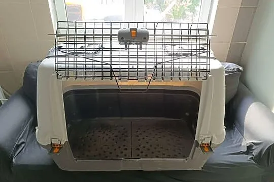 Transporter dla psa SKUDO CAR 100 – duży 99 × 60 × 68 cm, do 40 kg, Śląskie, Tychy