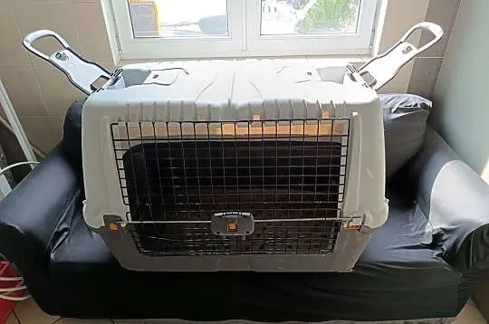 Transporter dla psa SKUDO CAR 100 – duży 99 × 60 × 68 cm, do 40 kg, Śląskie, Tychy