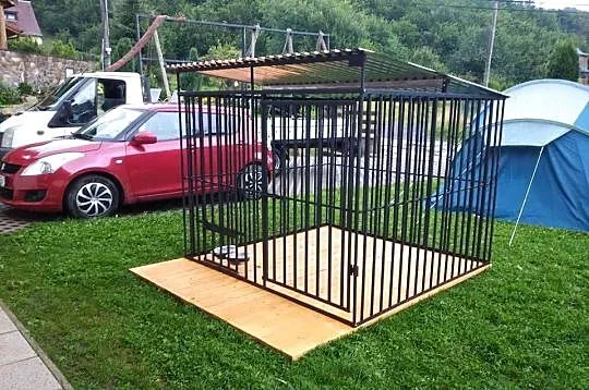 Mały Kojec dla Psa , KOJCE dla Psów , Zadaszenie Box   - ESSTAL, Lubelskie, Tomaszów Lubelski