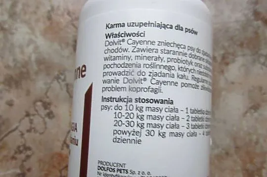 Tabletki dla psów przeciw zjadaniu odchodów KOPROFAGIA, Małopolskie, Kraków