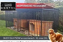 B121 Kojec dla Psa , KOJCE dla Psów ,Dowolne Rozmiary , Dodatki - ESSTAL