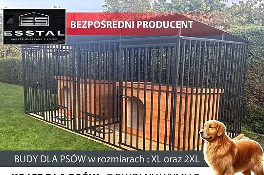 B121 Kojec dla Psa , KOJCE dla Psów ,Dowolne Rozmiary , Dodatki - ESSTAL, Kujawsko-pomorskie, Bydgoszcz