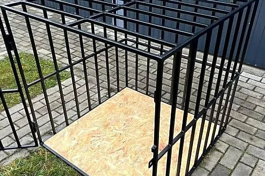 Duża klatka dla psa, kojec, transporter XXL 95x95x95 cm, Śląskie, Wojska