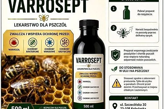 Varrosept dla pszczół Warroza