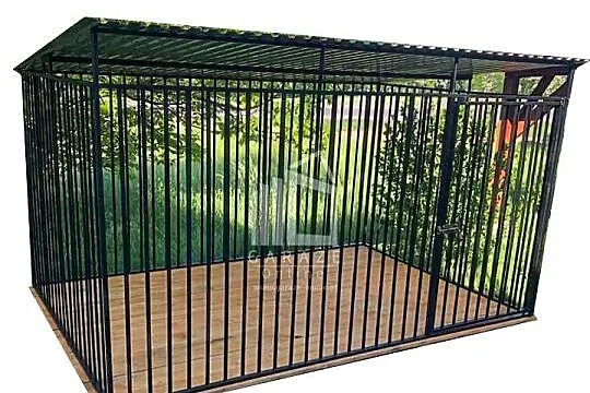 Kojec dla Psów 3x2m - Drewniana podłoga ID580