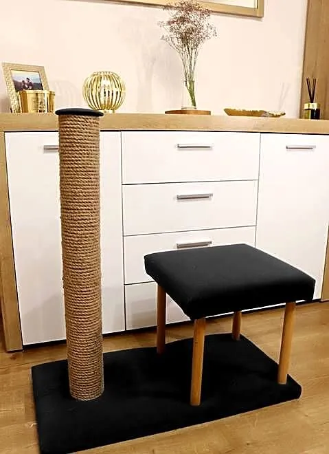 WYSOKI drapak dla kota w nowoczesnym stylu czarny, Śląskie, Katowice