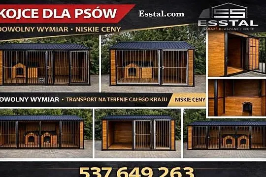 Kojec dla Psa na Wymiar - ESSTAL-, Mazowieckie, Mława