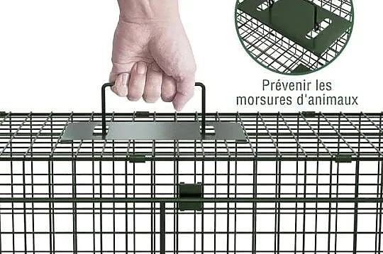 Żywołapka, humanitarna pułapka kuny lisy gryzonie 80x26x26, Wielkopolskie, Gniezno