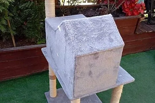 COSTWAY Szary drapak, wieża dla kota, legowisko, domek 106cm, Wielkopolskie, Poznań