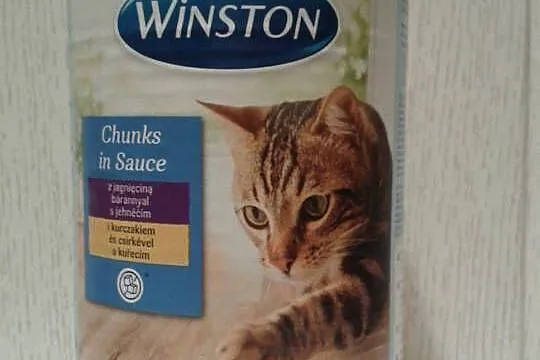 Winston Karma dla kotów bez cukru z JAGNIĘCINĄ puszka 5x400g, Opolskie, Strzelce Opolskie