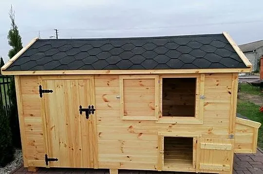 Kurnik dla kur z otwieranym jajecznikiem 350x200x210cm,, Mazowieckie, Rybno