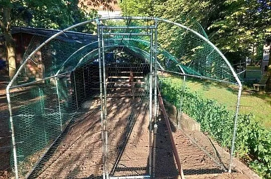 Woliera 8m/3m 3x8 kur kurczaków ptaków