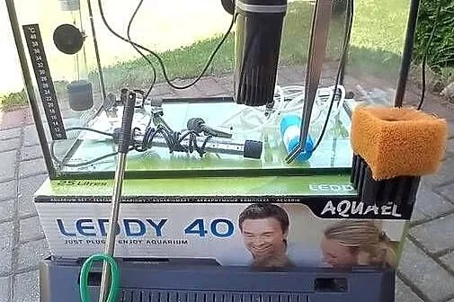 Akwarium  25 l z wyposażeniem, Lubuskie, Lubniewice