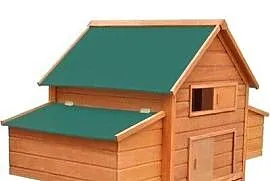 vidaXL Kurnik drewniany, 157 x 97 x 110 cm